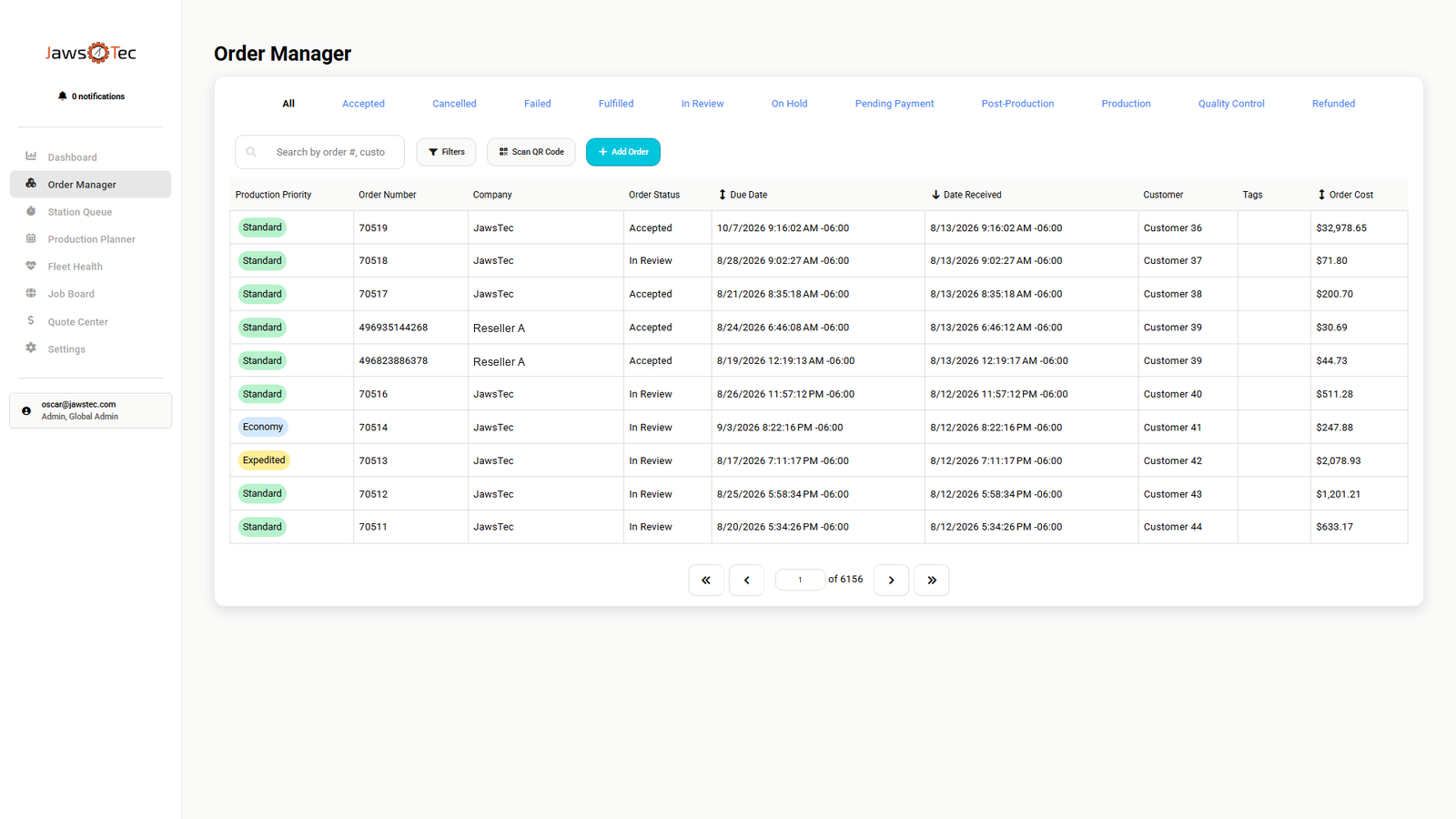 Solvi Order Manager: every order and its status in one list Solvi Order Manager: every order and its status in one list